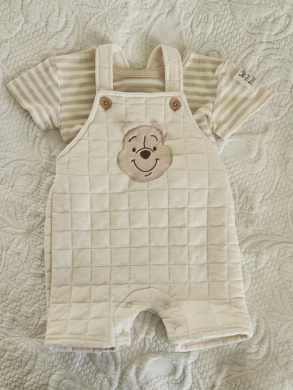 Disney Winnie the Pooh Quilted Shortall Romper